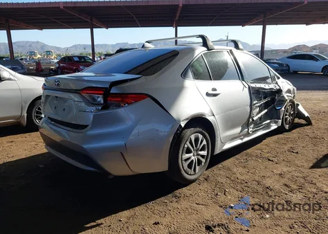 2020 Toyota Corolla Hybrid Le from USA, damaged, VIN JTDEBRBE4LJ007819